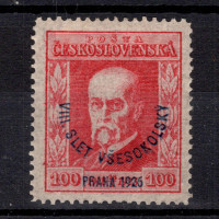 Známka ČSR, Pof.184*, P5, zk. Vrba, 100h
