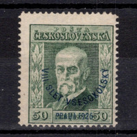 Známka ČSR, Pof.183*, P5, zk. Vrba, 50h