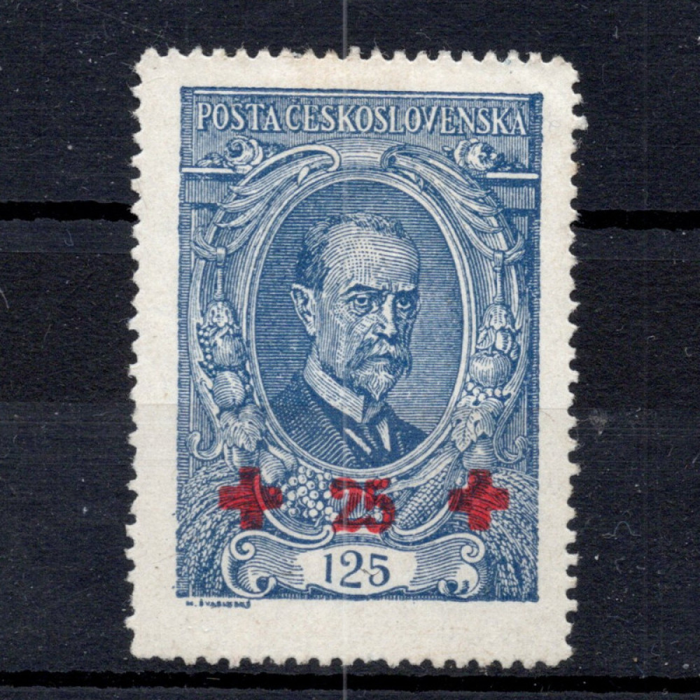 Sello Checoslovaquia, Pof.172 (Mi. 198), MH, 125+25h