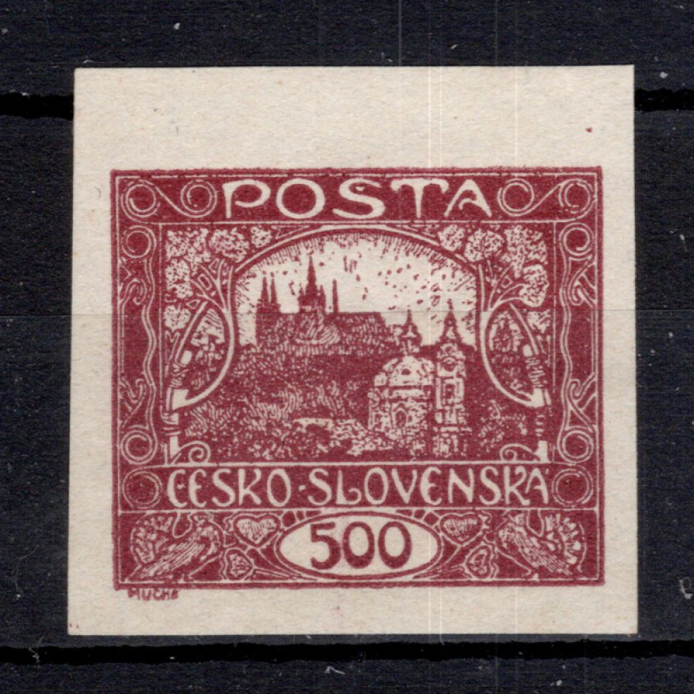 Známka ČSR, Pof.25*, 500h