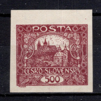 Selo Tchecoslováquia, Pof.25 (Mi. 33), MH, 500h