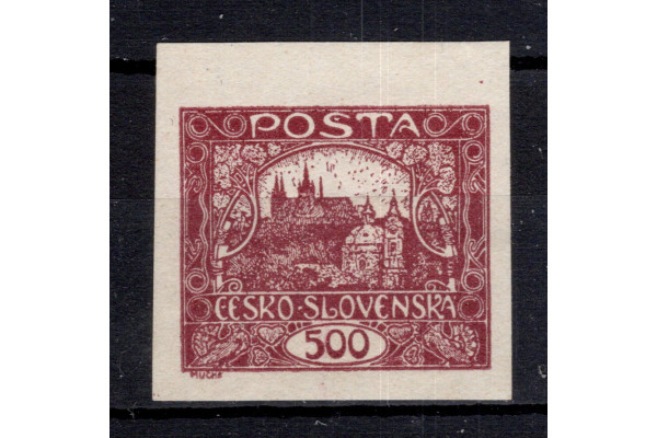 Známka ČSR, Pof.25*, 500h