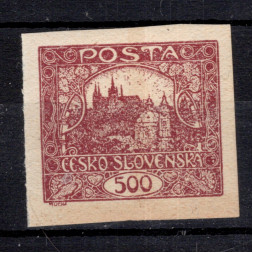 Známka ČSR, Pof.25*, 500h