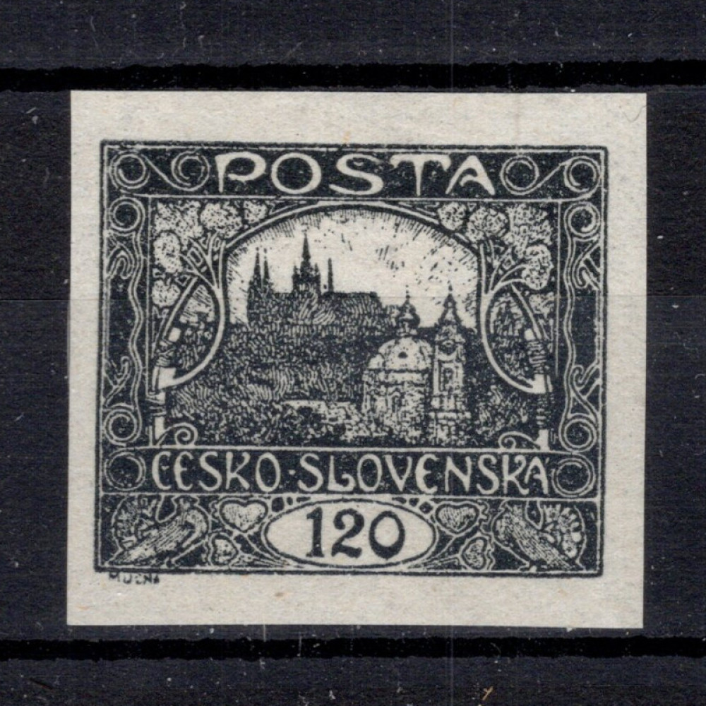Známka ČSR, Pof.21*, 120h