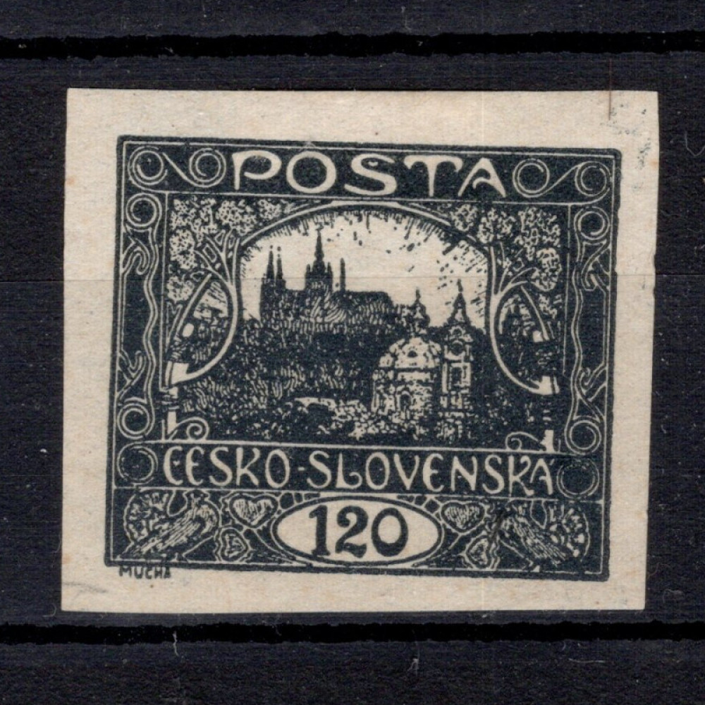 Sello Checoslovaquia, Pof.21 (Mi. 32), MH, 120h