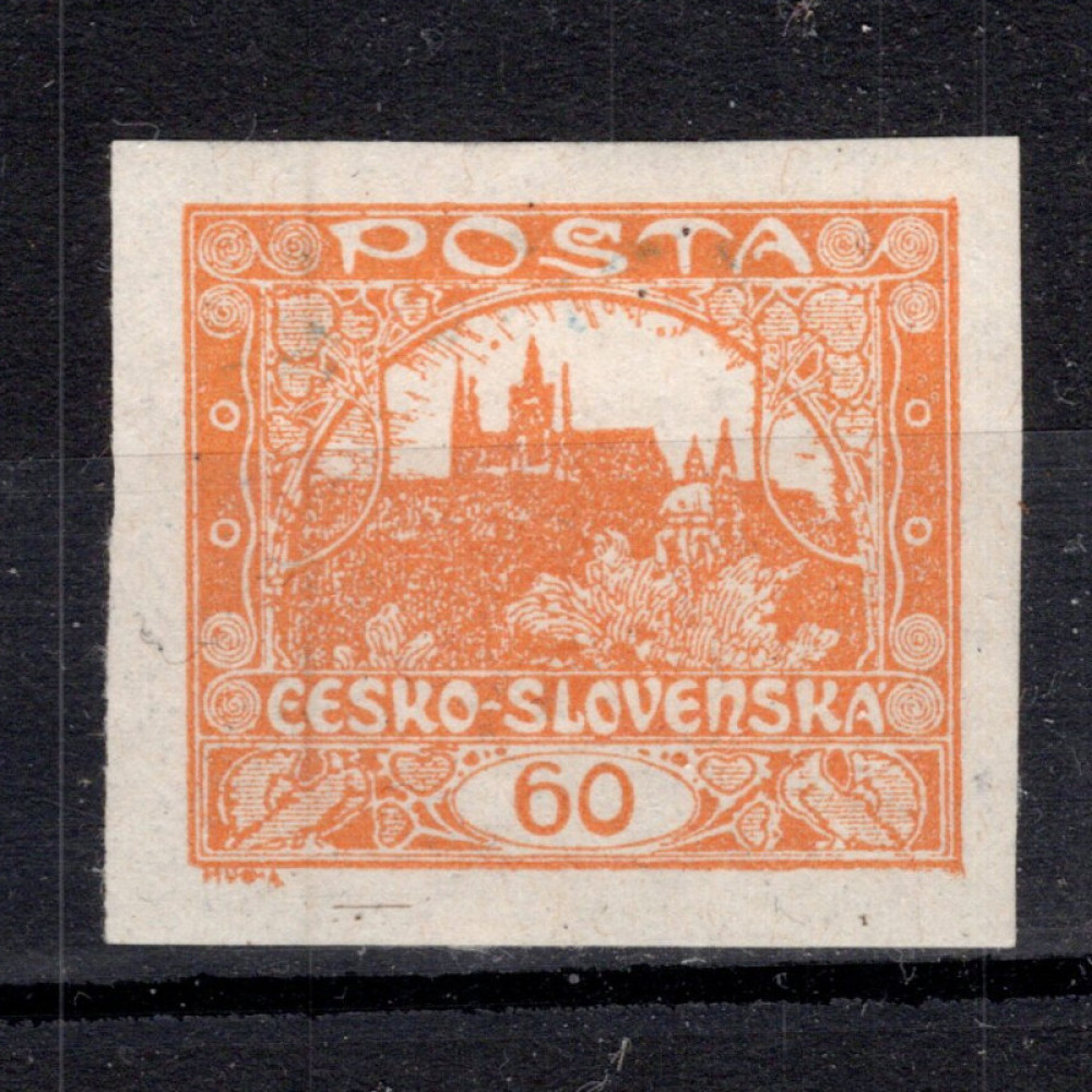 Známka ČSR, Pof.17*, 60h