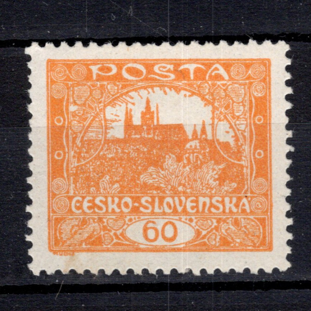 Známka ČSR, Pof.17B*, 60h