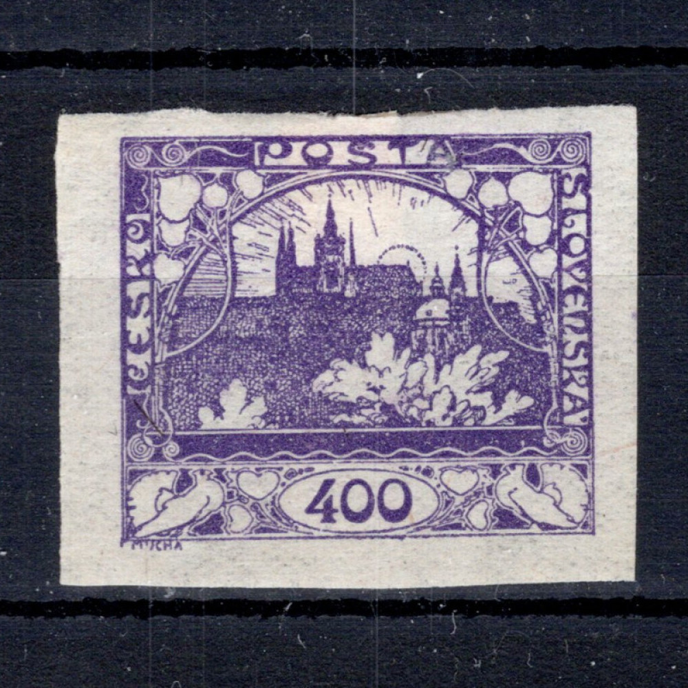 Selo Tchecoslováquia, Pof.24 (Mi. 10), MH, 400h