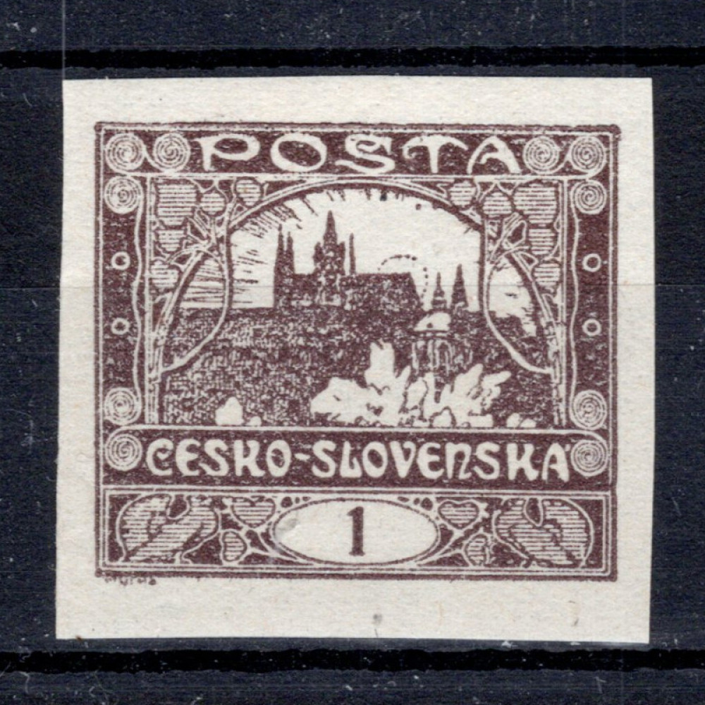 Známka ČSR, Pof.1*, 1h