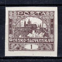 Známka ČSR, Pof.1*, 1h