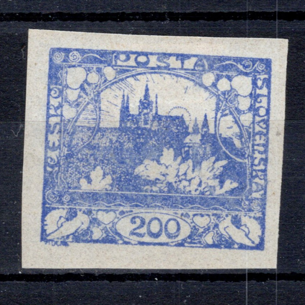 Selo Tchecoslováquia, Pof.22 (Mi. 9), MH, 200h