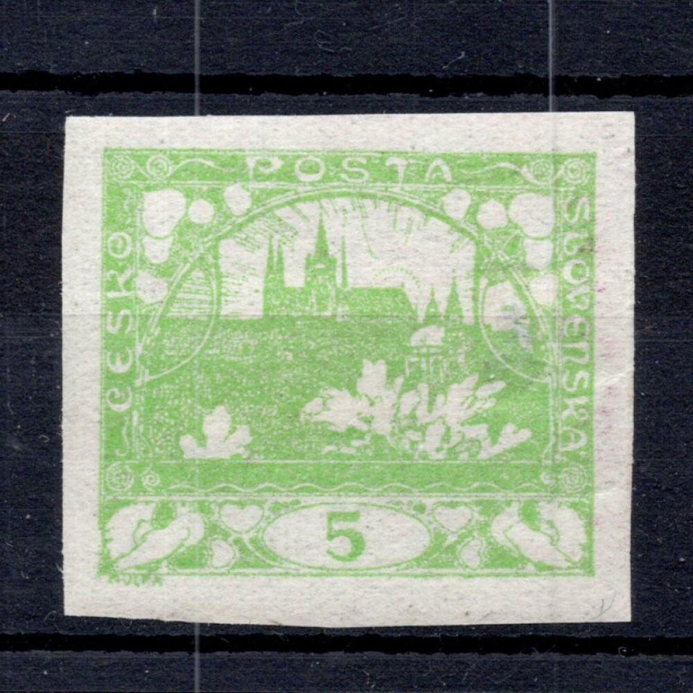 Briefmarke Tschechoslowakie, Pof.2 (Mi. 1)*, 3h
