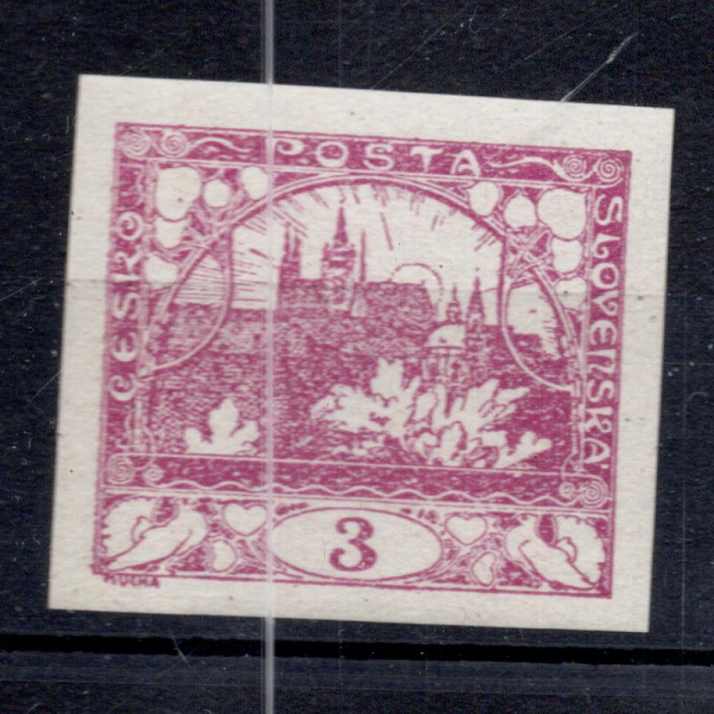 Selo Tchecoslováquia, Pof.2 (Mi. 1), MH, 3h