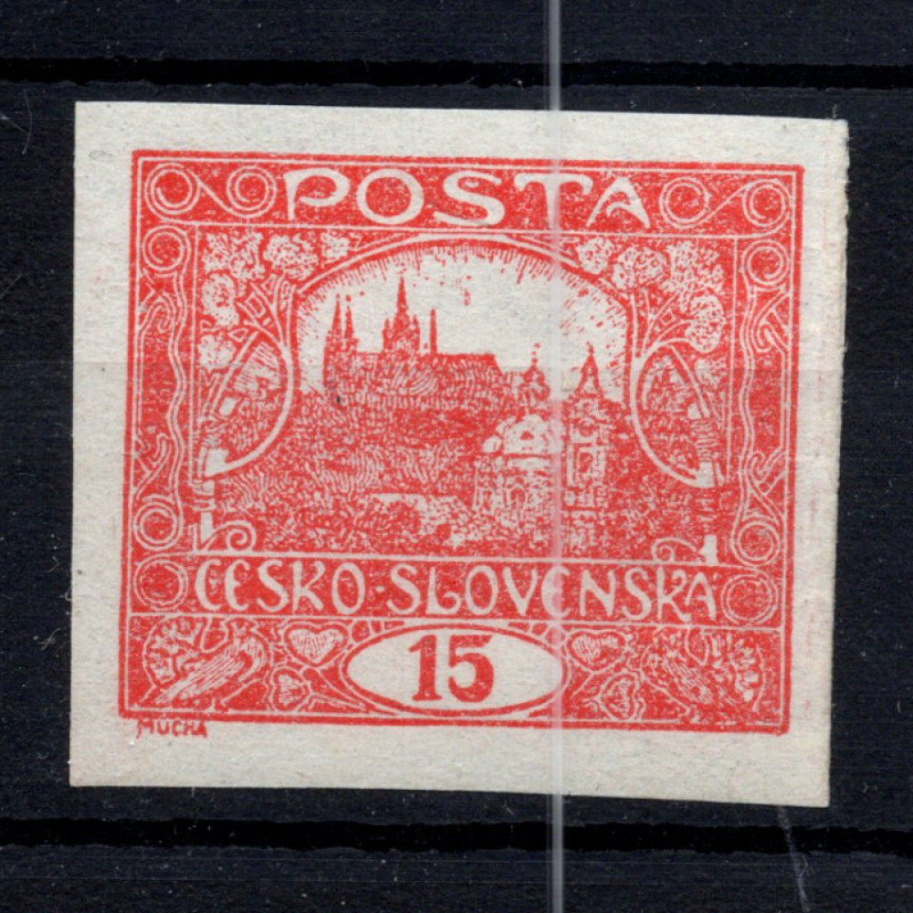 Briefmarke Tschechoslowakie, Pof.7 (Mi. 26)*, 15h