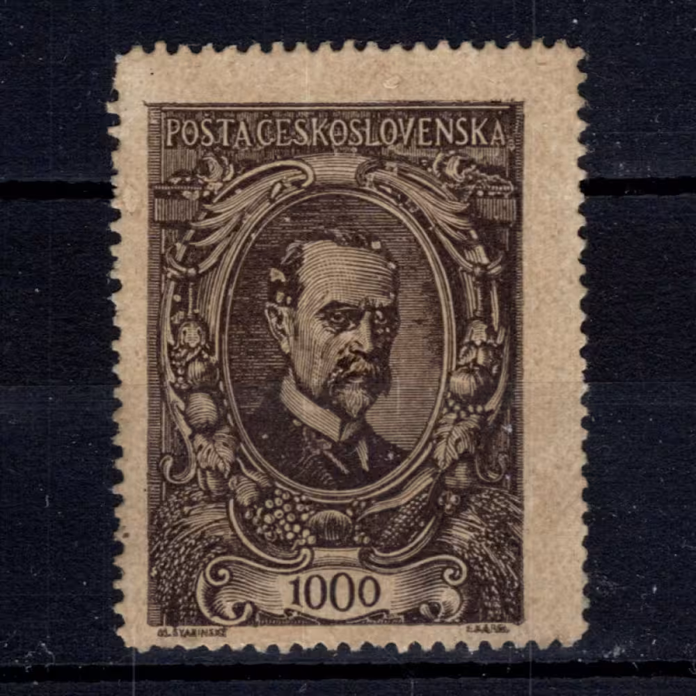 Stamp Czechoslovakia, Pof.142 (Mi. 160), MNH, 1000h
