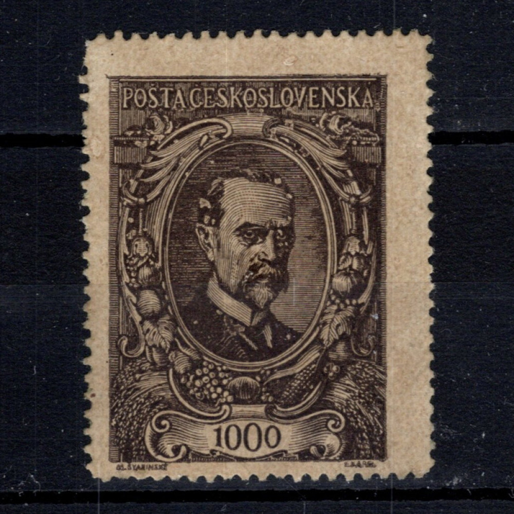 Sello Checoslovaquia, Pof.142 (Mi. 160), MNH, 1000h