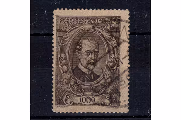 Známka ČSR, Pof.142#, DV Tzv. růže, 1000h