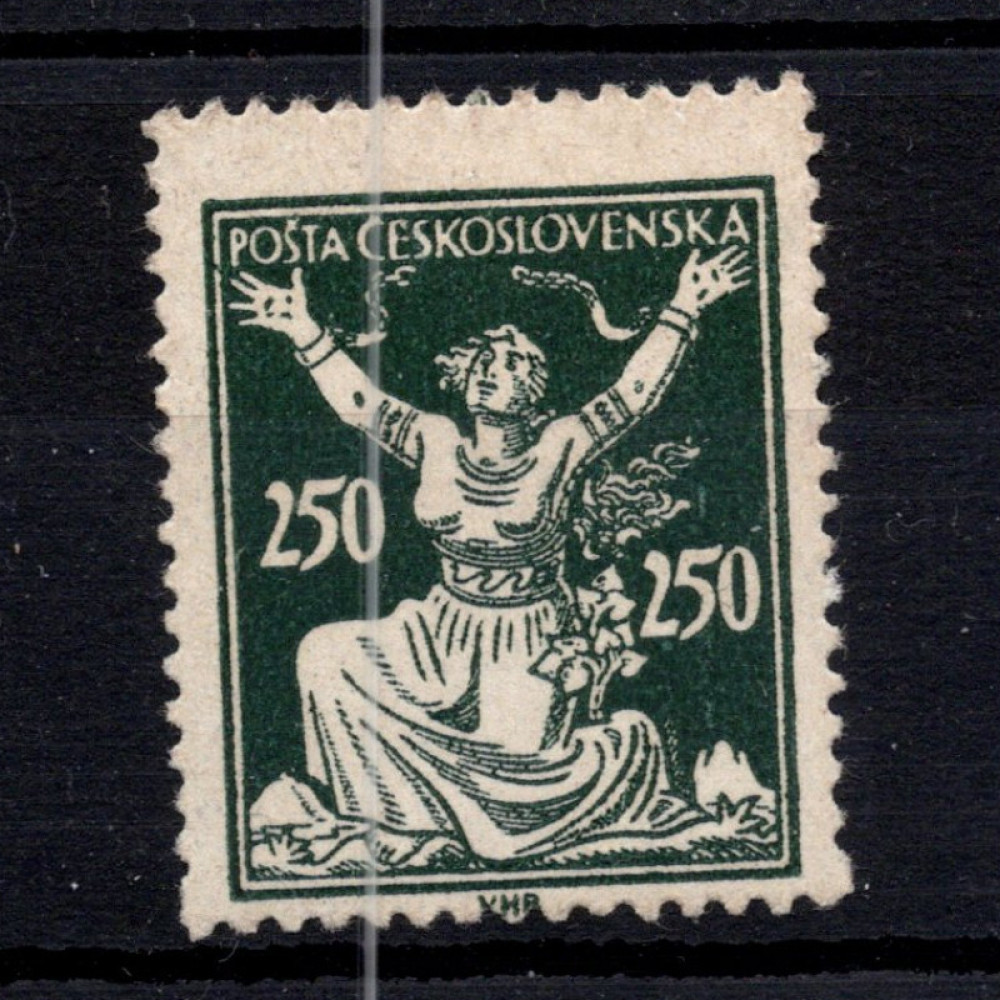 Známka ČSR, Pof.161*, 250h
