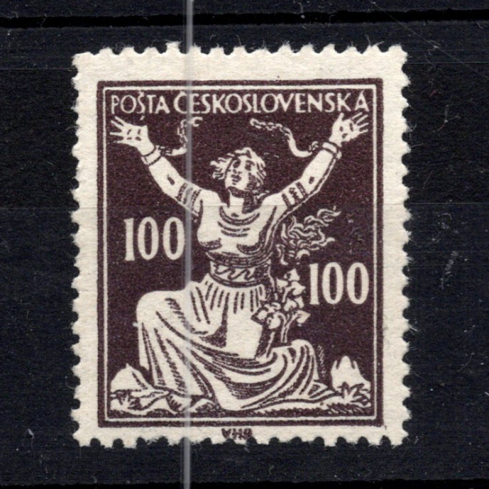 Selo Tchecoslováquia, Pof.158 (Mi. 177), MH, 100h