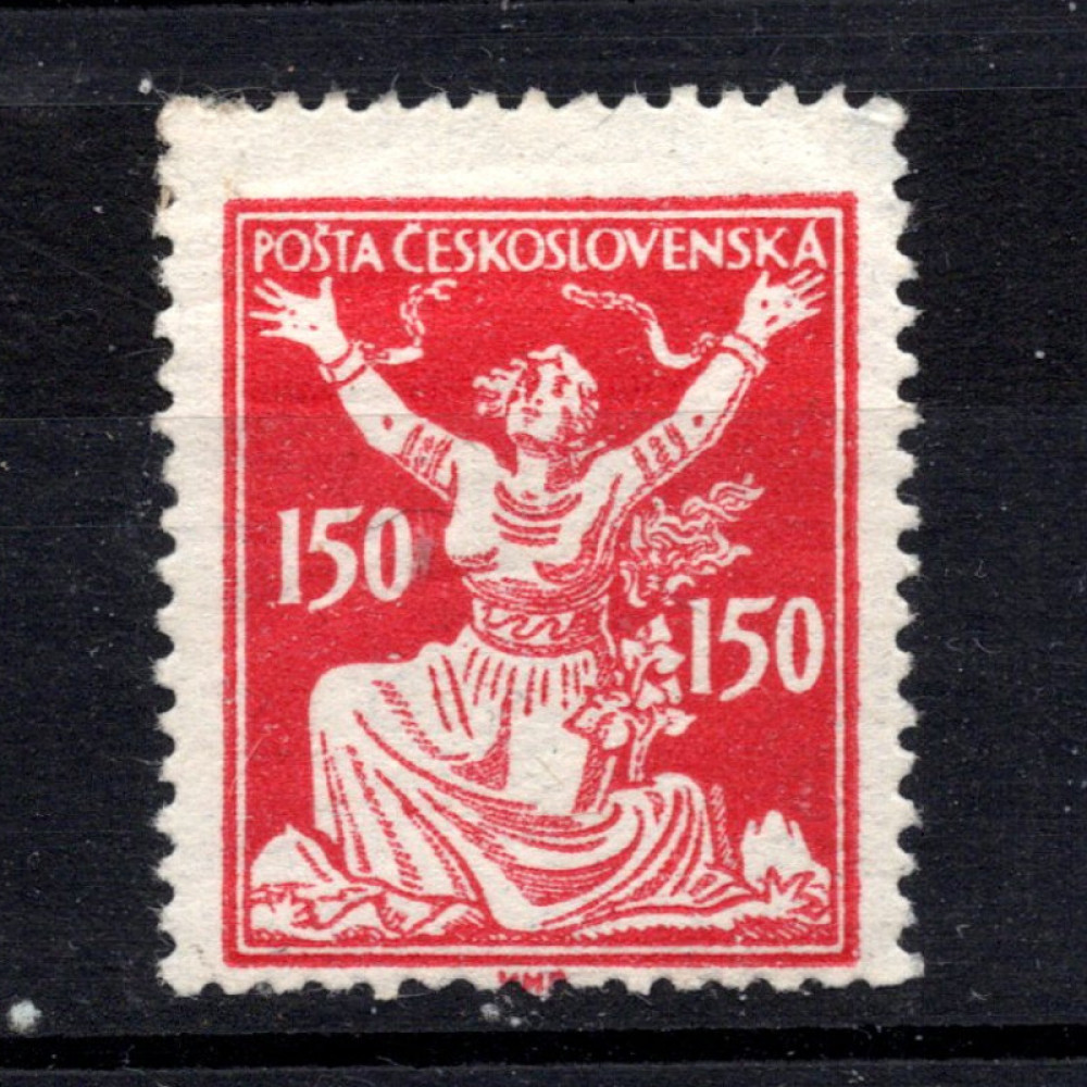 Známka ČSR, Pof.159*, I. typ, 150h