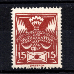 Briefmarke Tschechoslowakie, Pof.147 (Mi. 166)*, 15h