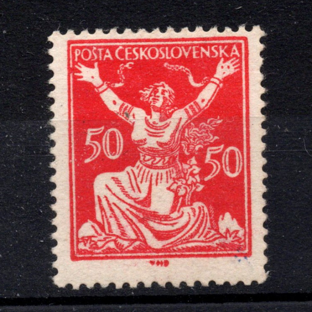 Sello Checoslovaquia, Pof.155 (Mi. 174), MH, 50h