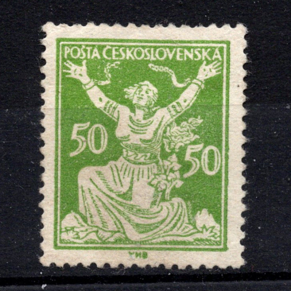 Sello Checoslovaquia, Pof.156 (Mi. 175), MH, 50h