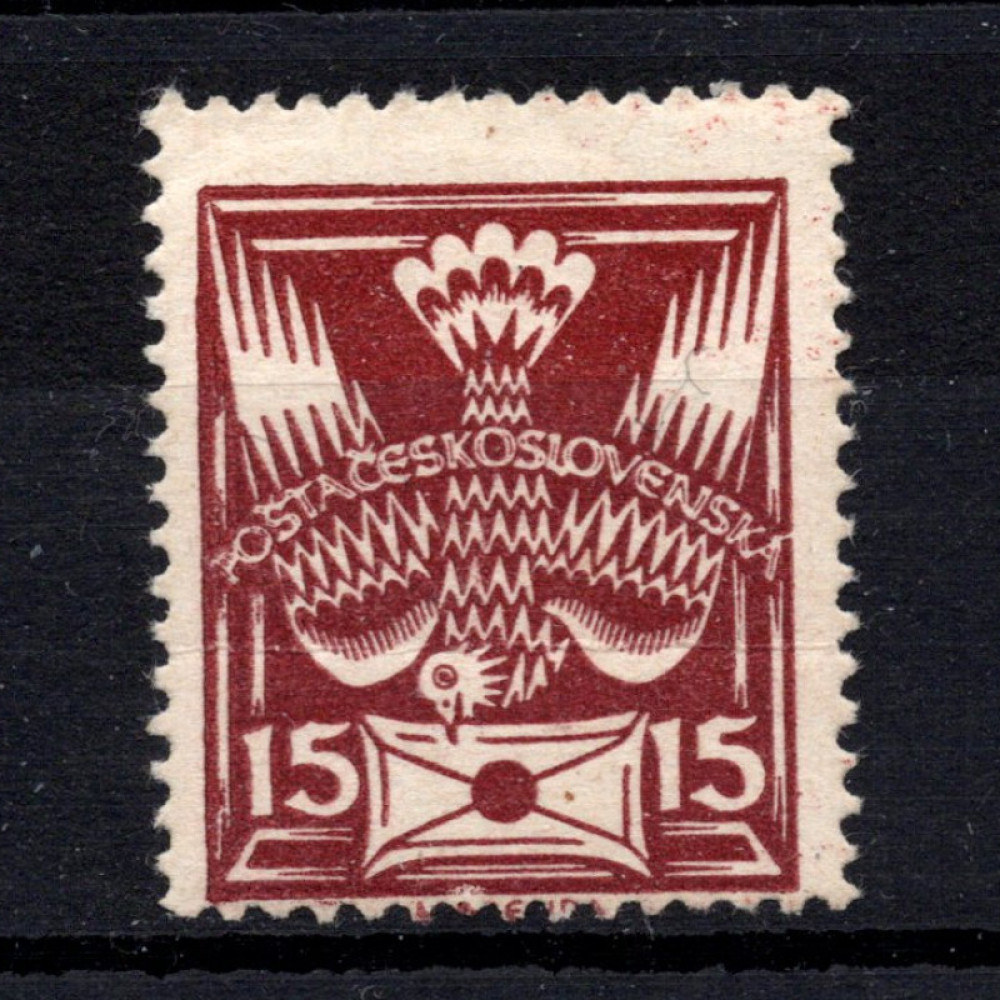 Briefmarke Tschechoslowakie, Pof.147 (Mi. 166)*, 15h