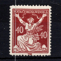 Známka ČSR, Pof.154*, B 13 3/4, 40h