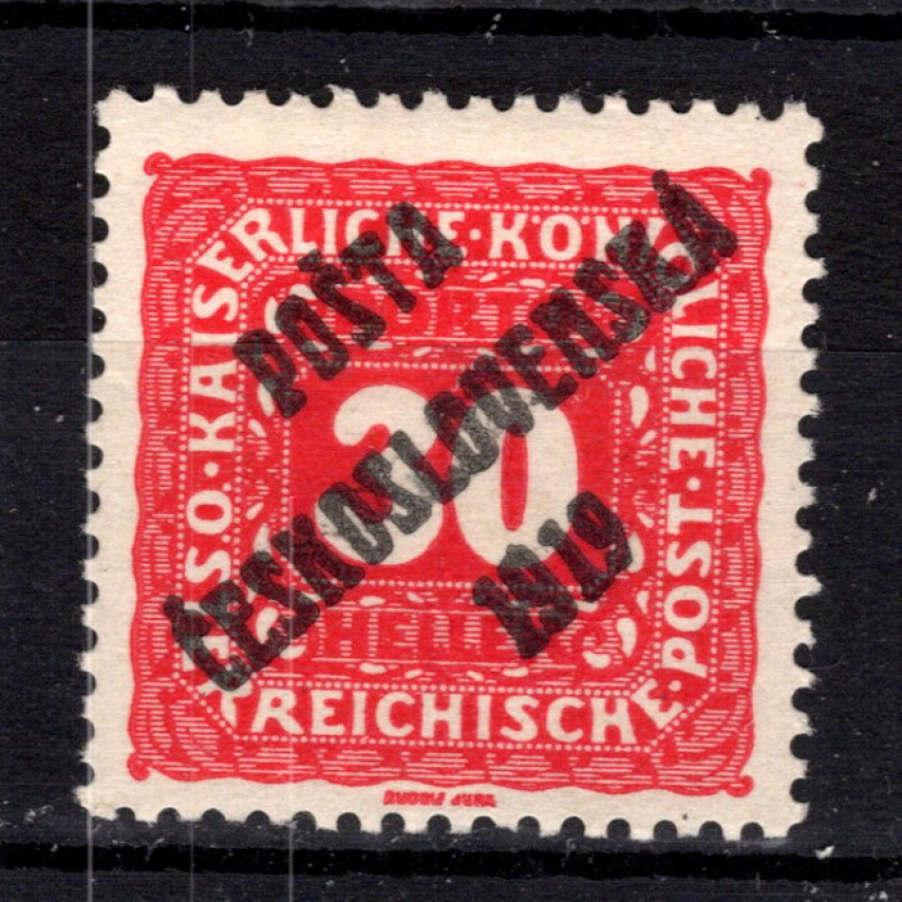 Briefmarke Tschechoslowakie, Pof.77 (Mi. 86)*, 30h