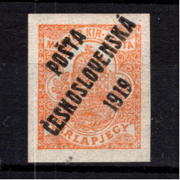 Briefmarke Tschechoslowakie, Pof.125z (Mi. 113)*, 2 fi