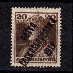 Sello Checoslovaquia, Pof.120 (Mi. 139), MH, 20f