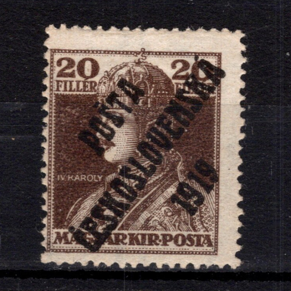 Selo Tchecoslováquia, Pof.120 (Mi. 139), MH, 20f