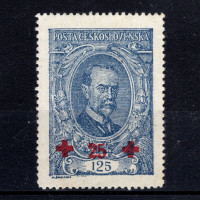 Známka ČSR, Pof.172**, typ II, 125+25h