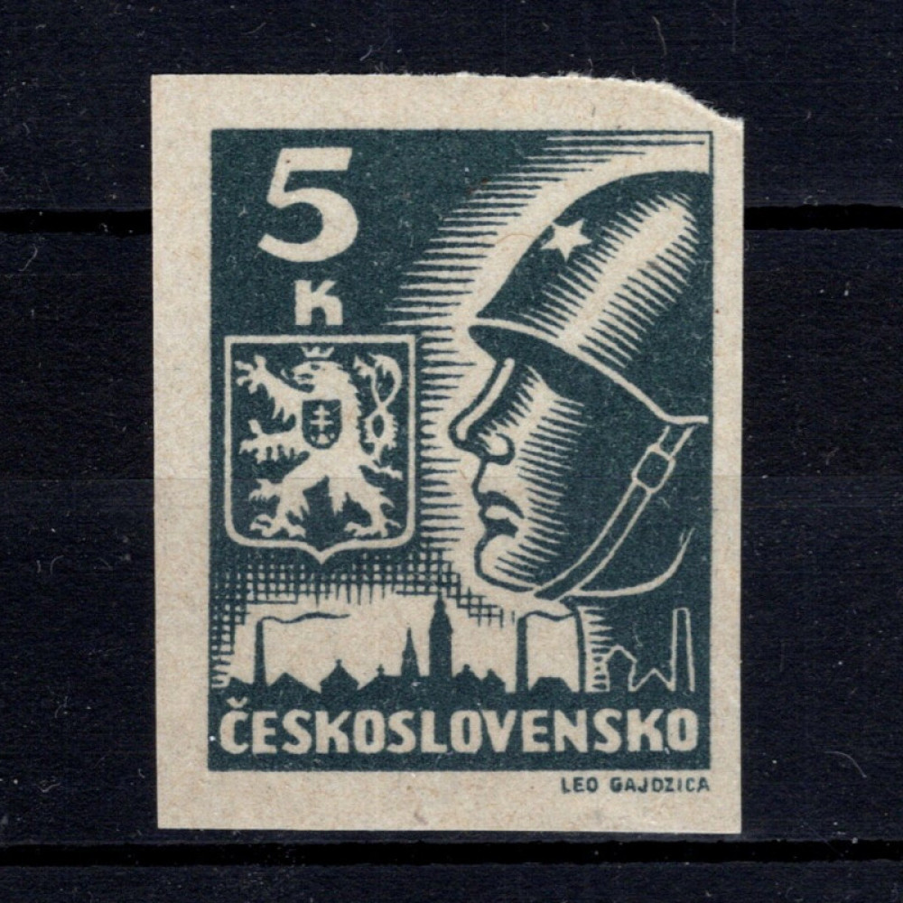 Selo Tchecoslováquia, Pof.355 (Mi. 409), MH, 5 K
