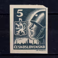 Stamp Czechoslovakia, Pof.355 (Mi. 409), MH, 5 K