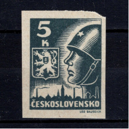 Selo Tchecoslováquia, Pof.355 (Mi. 409), MH, 5 K
