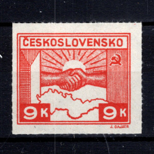Košické vydání - 9 K hnědooranžová
