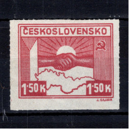 Selo Tchecoslováquia, Pof.353 (Mi. 411), MH, 1,50 K