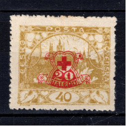 Sello Checoslovaquia, Pof.170 (Mi. 196), MNH, 40+20h