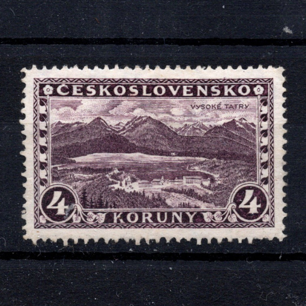 Sello Checoslovaquia, Pof.227 (Mi. 255), MH, 4 Kč