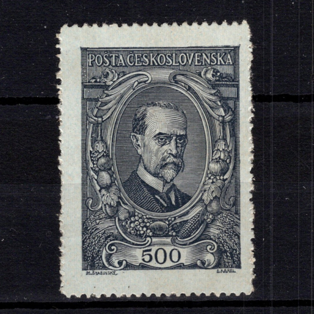Selo Tchecoslováquia, Pof.141 (Mi. 159), MH, 500h