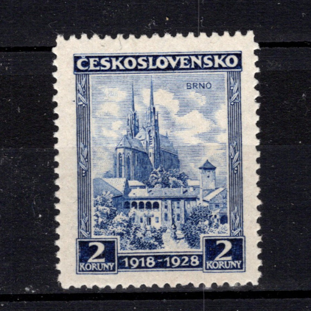 Selo Tchecoslováquia, Pof.239 (Mi. 273), MH, 2 Kč