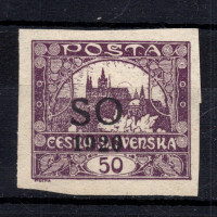 Selo Tchecoslováquia, Pof.SO12 (Mi. 14), MH, 50h
