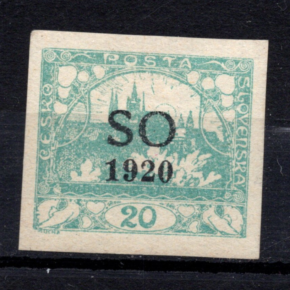 Briefmarke Tschechoslowakie, Pof.SO6 (Mi. 7)*, 20h