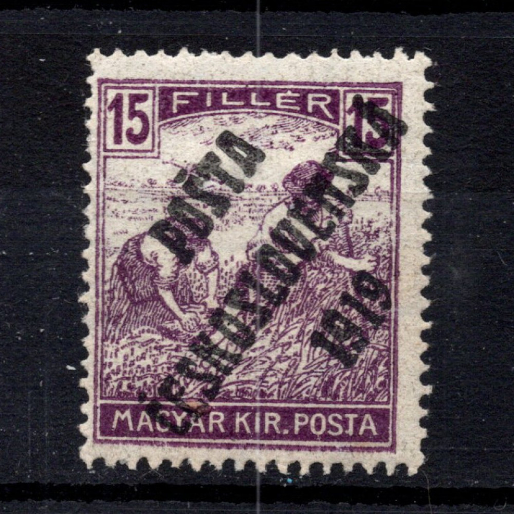 Sello Checoslovaquia, Pof.106 (Mi. 125), MH, 15f