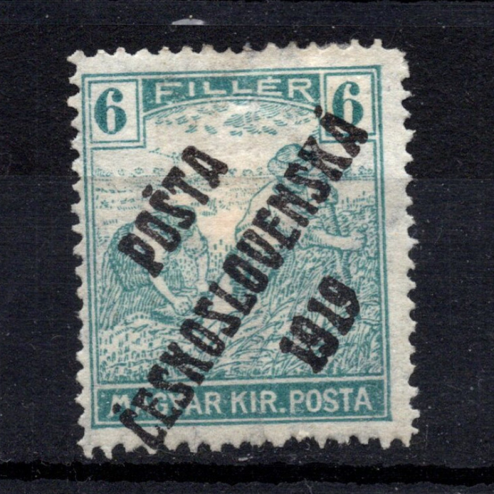 Sello Checoslovaquia, Pof.104 (Mi. 123), MH, 6f