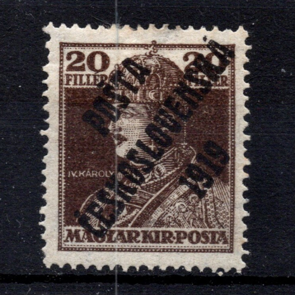 Selo Tchecoslováquia, Pof.120 (Mi. 139), MH, 20f