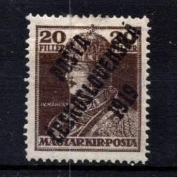 Briefmarke Tschechoslowakie, Pof.120 (Mi. 139)*, 20f