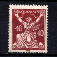 Známka ČSR, Pof.154*, 40h